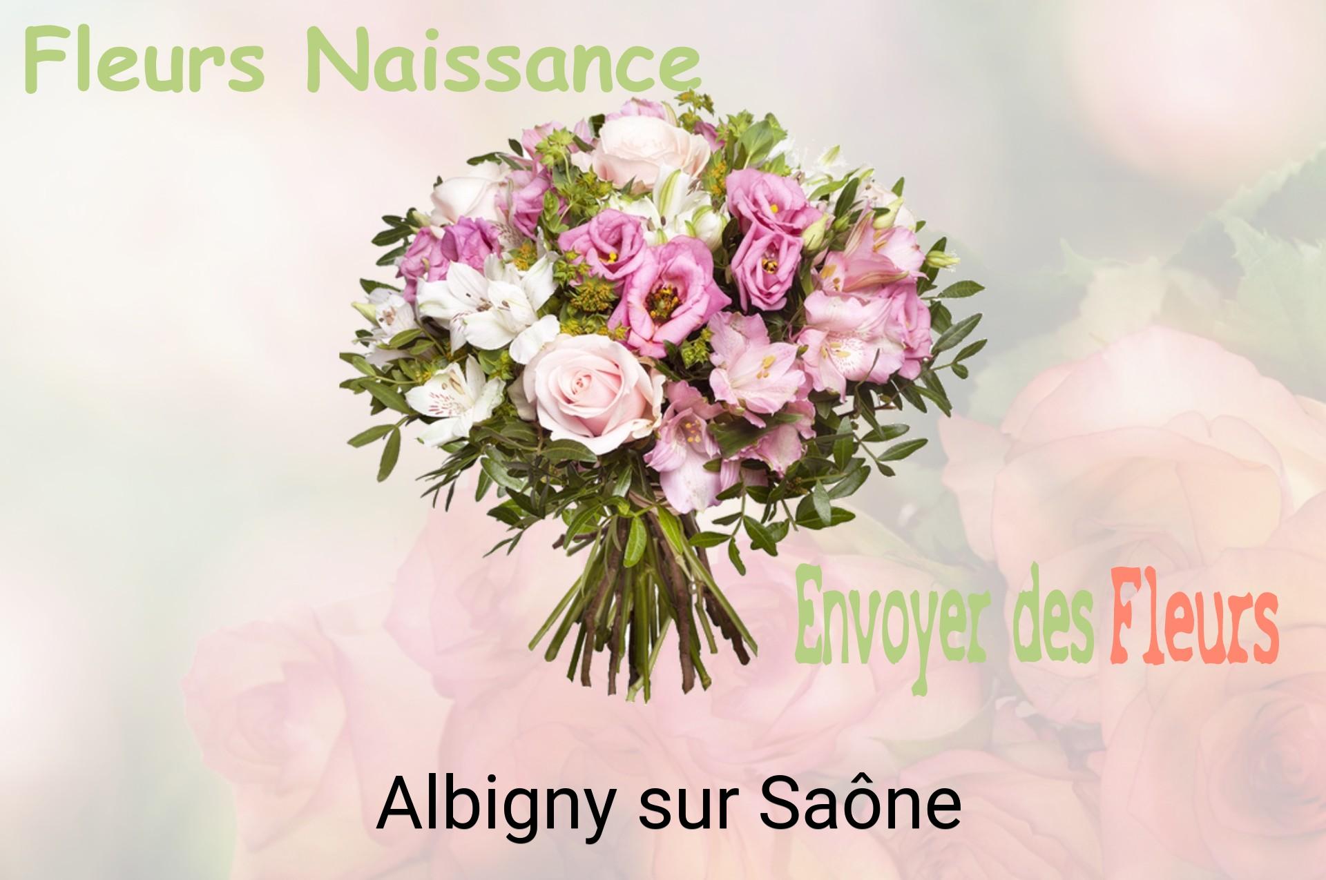Bouquet de fleurs de naissance livré à Albigny-sur-Saône