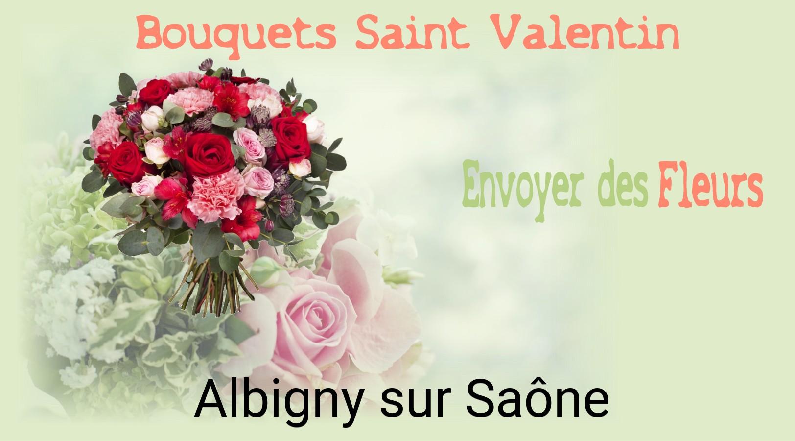 Roses de Saint-Valentin livrées à Albigny-sur-Saône